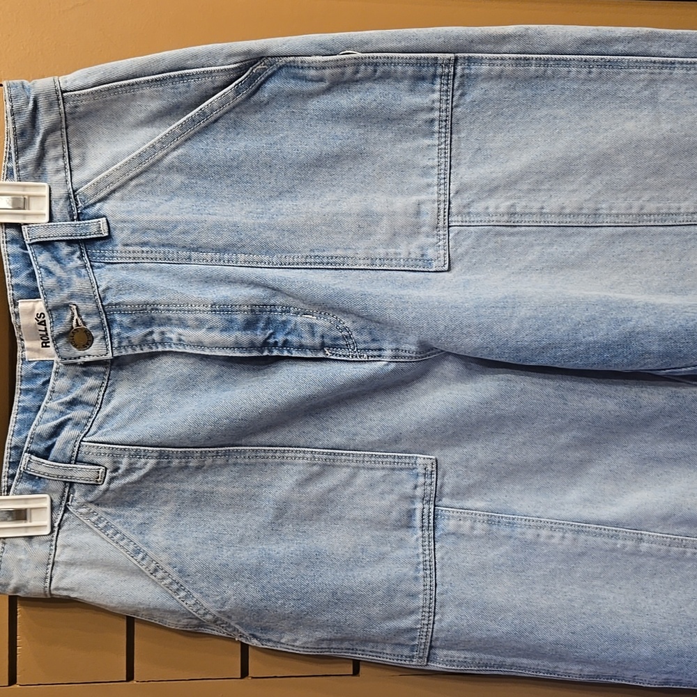 ROLLA'S Heidi Trade Austin Straight in Mid Vintage Blue Size 30 - Picture 3 of 7